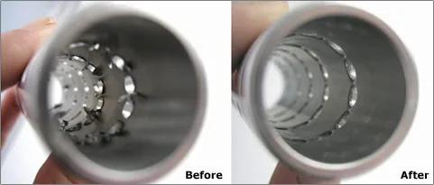 Flex-Hone çapraz delik çapak alma prosesi